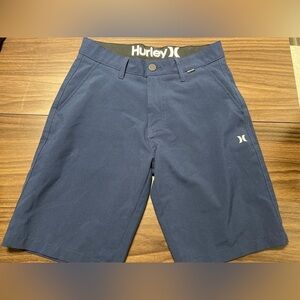 Hurley Men’s 28 Blue Athletic Shorts Classic Fit